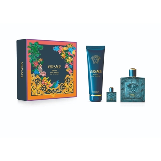 VERSACE EROS EDP 100MLSHOWERGEL 150MLTRAVELSPRAY 5ML